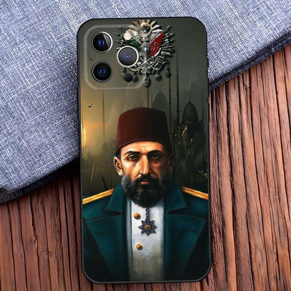 

Чехол для телефона II Abdulhamid для iPhone 16,15,14,13,12,11,Pro,X,XS,Max,XR,Plus,Mini Мягкий черный чехол iPhone16