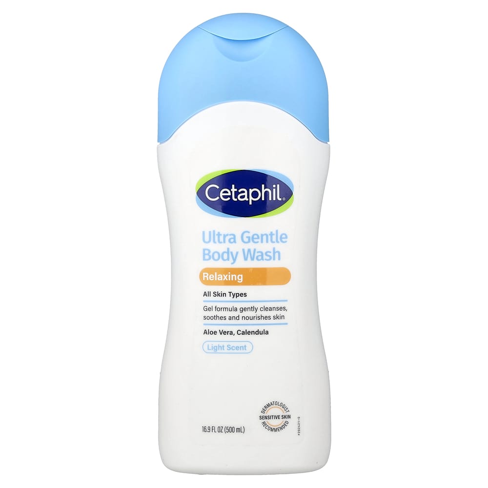 Cetaphil Ultra Gentle Soothing Body Wash, 500ml (16.9 Fl Oz)