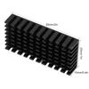 5ks P25*10*50-B Hliníkový chladič chladiče pro elektronický čip CPU 50*25*10mm