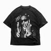 ASAP ROCKY Krátký rukáv Tričko HIP HOP High Street Muži Ženy Gotické Oversized Trička AAP Portrét Ležérní Harajuku Topy