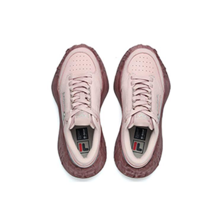 FILA Fm-15 Fabric Two-Layer Cowhide Low-Top Sneakers Women sneakers Dark-Rose F12W214201FSR