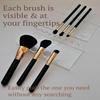 16.5x9x3cm Transparent Acrylic Paint Brush Holder Makeup Brush Drying Rack Suitable for Women's Dressing Table Organization and Storage Rack