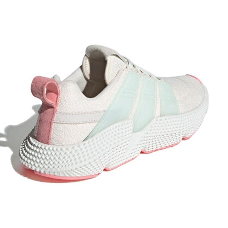 Adidas Originals Prophere V2 Fabric Fresh Trendy Slip Resistant Durable Lightweight Low Top Lifestyle Casual Shoes Women Sneaker Green Pink FW5357