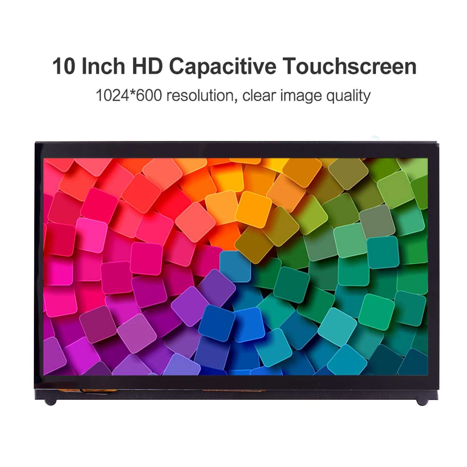 10-inch HD Capacitief Touchscreen Display 1024*600 Resolutie Kleine Draagbare Monitor met USB HD Interface Compatibel