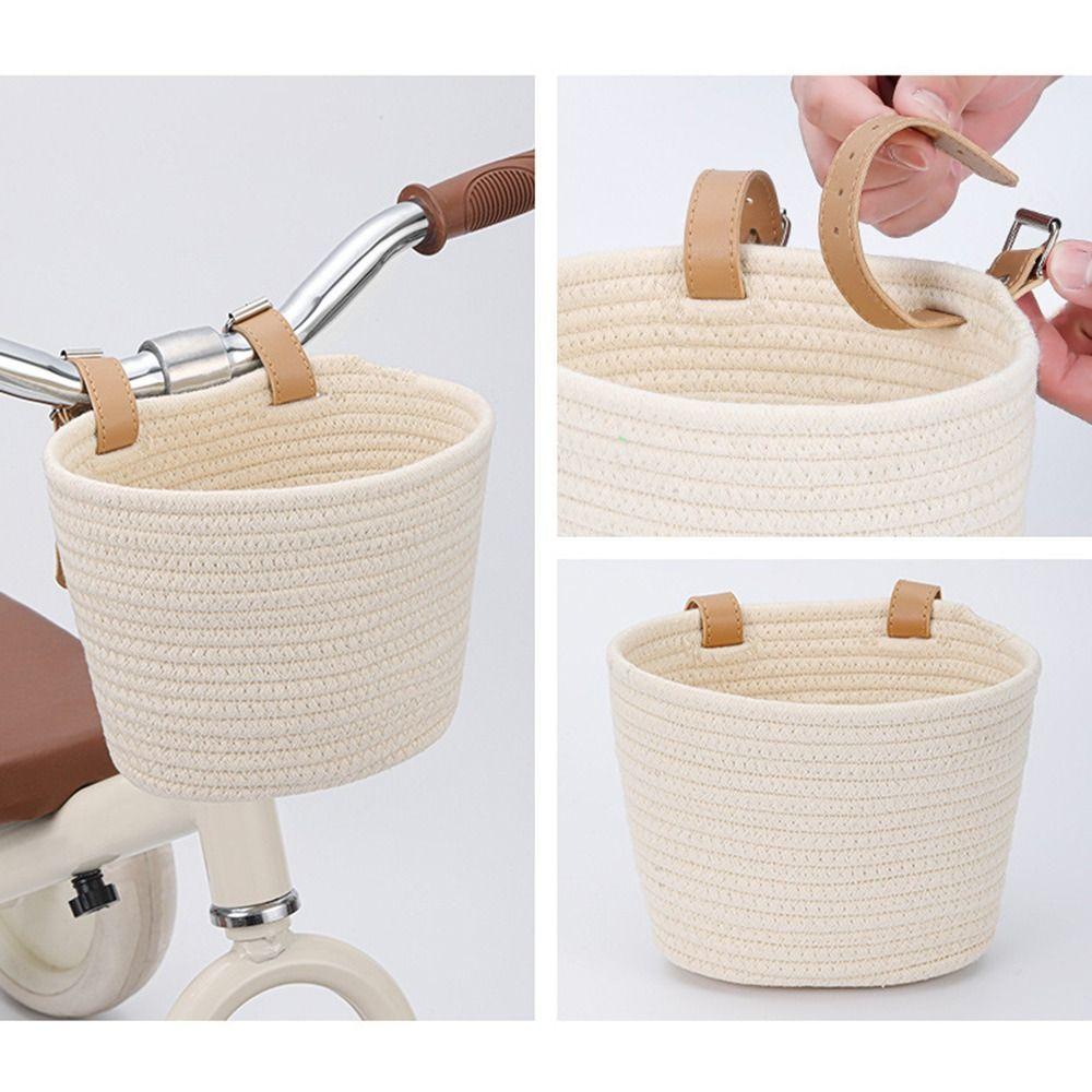 Großvolumiger Lenker-Frontkorb Abnehmbares Design Fahrrad-Tragetasche Fahrradkorb Jungen Mädchen