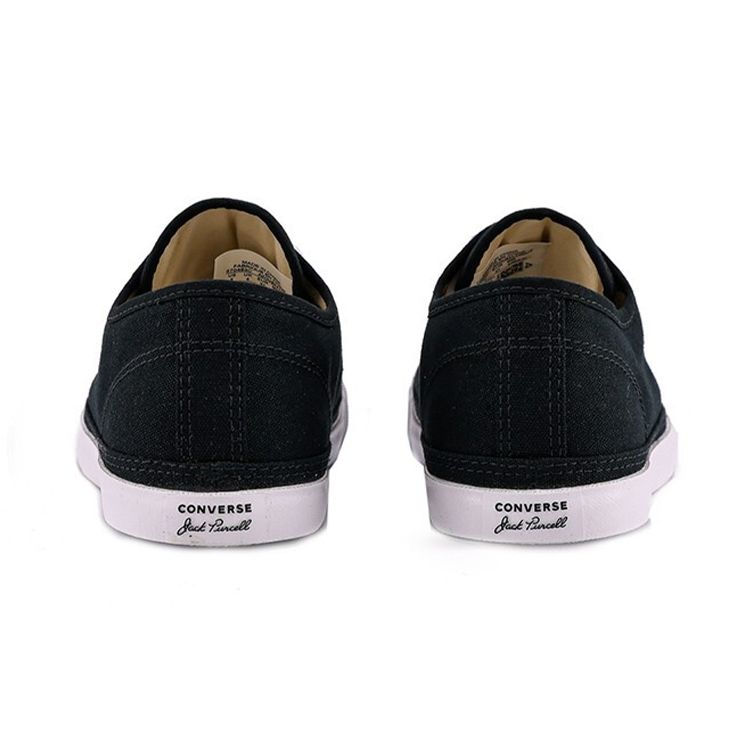 Converse Jack Purcell Comfortable Casual Low Top Canvas Shoes Women Sneakers Black 570483C