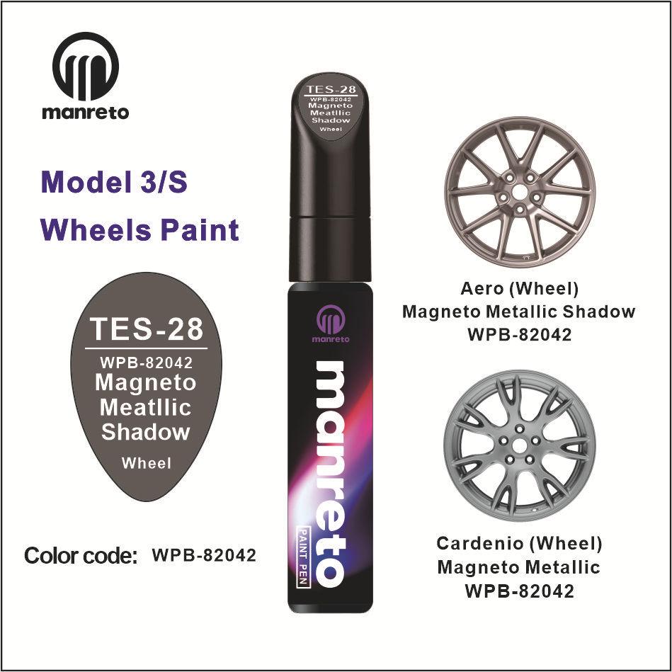 Tesla Model Y Pearl White Black Model 3 Series Starry Sky Gray Special Colorful Paint Pen Car Wheels Paint Care Pen