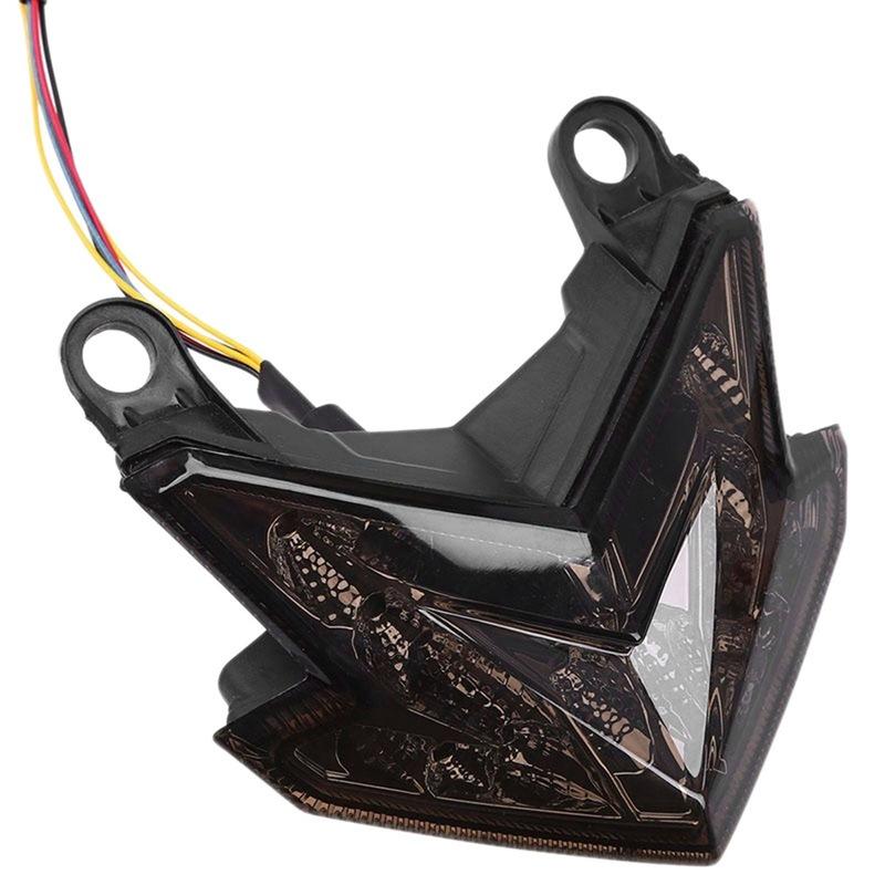 Motorcycle Taillight LED Brake Lamp Rear Tail Light Stop Cafe Racer Lamp Turn Signal Light for Kawasaki Z800 2013-2016