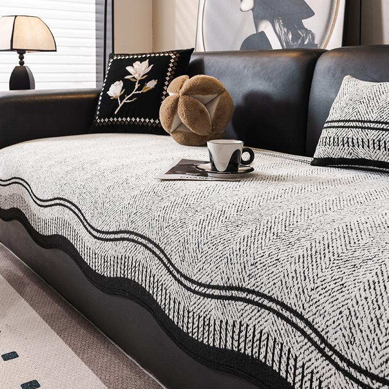 Special-Shaped Sofa Cushion Universal In All Seasons  New Sofa Seat Cushion Non-Slip Straight Row Light Luxury High-End Cover Cloth Towel