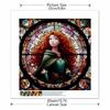 Disney 5D Diamond Painting Princesses Cross Stitch Mosaic Kit Home Decor Wall Sticker DIY Handmade Gift