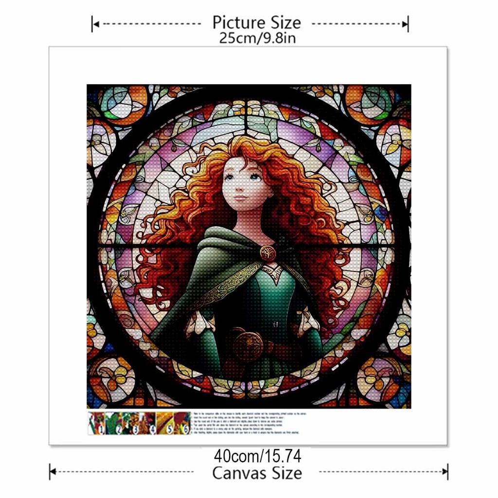 Disney 5D Diamond Painting Princesses Cross Stitch Mosaic Kit Home Decor Wall Sticker DIY Handmade Gift