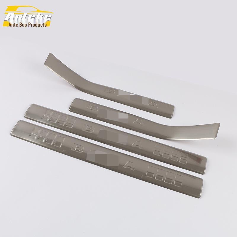 13 Bora Sill Trim and Bumper Trunk Bright Strips Set - Welcome Pedal Modification Accessories