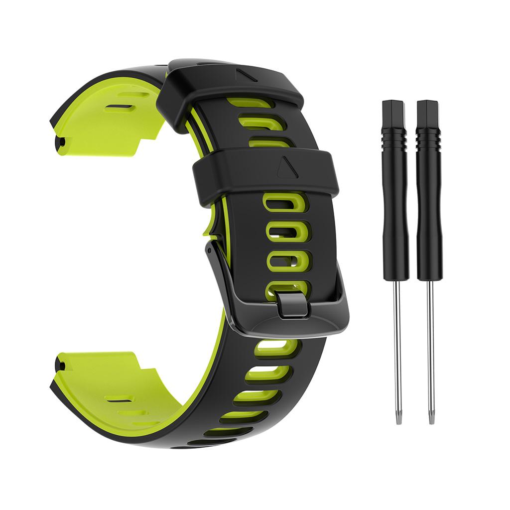 Silicone Band Adjustable Smartwatch Bracelet Compatible for Garmin-Forerunner 735xt/235lite/630/230 Soft Strap Wristband