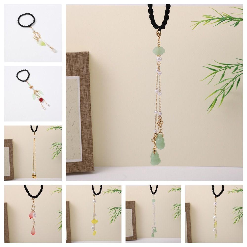 Tassel Hanfu Tassel Headwear Hair Band Weave Hair Rope Retro Chinese Style Rubber Band  Hair Band