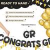 Fulmoon Pre Strung Congrats Grad Banner Glitter Congratulations Banner College Graduation Sign Class of 2026 Grad Party Decorations for High School