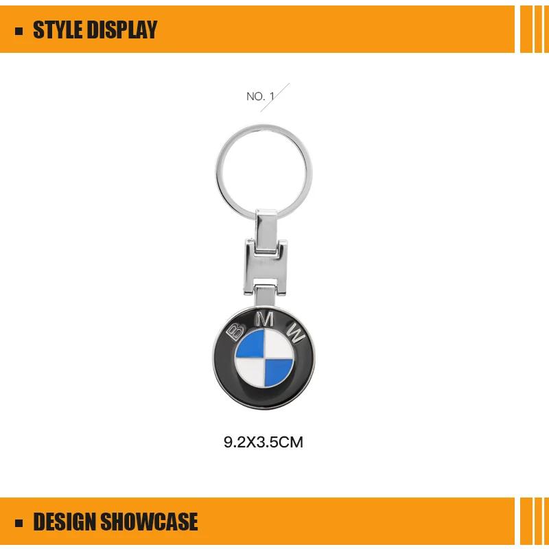 Car Emblem Keychain H Buckle Double-sided Key Ring For BMW G30 G32 G01 G02 G05 G06 G07 G26 G23 G22 F40 F20 G08 G16 G15 G14 G12 rvbf26