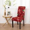 Christmas Cartoon Chair Cover Elastic Festival Party Dining Chairs Stool
