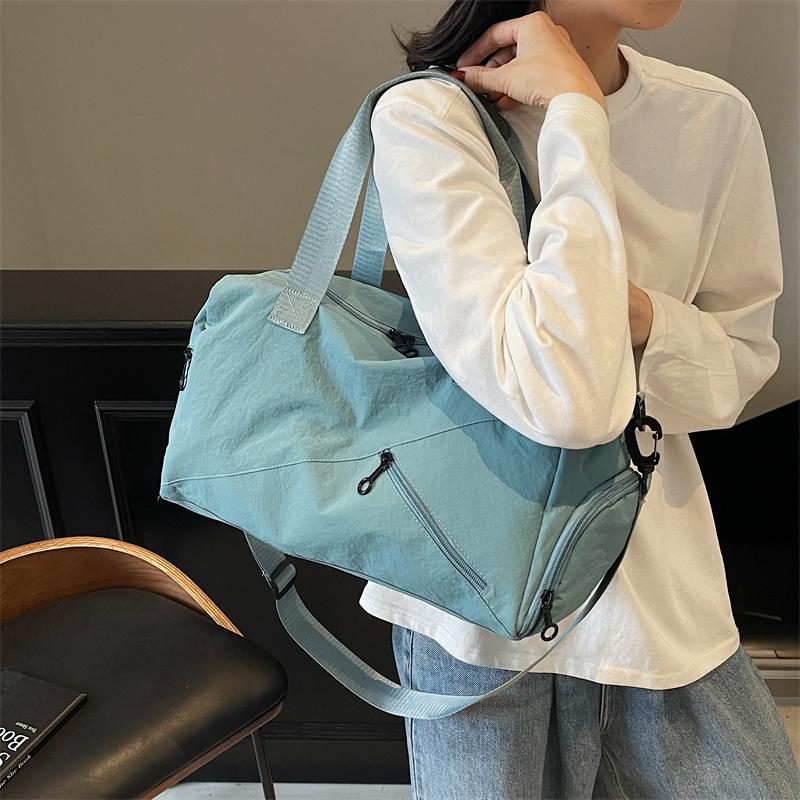 Women's Large Capacity Tote Bag Student Class Shoulder Bag Commuter Travel Bag Storage Bag
