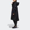 adidas Women's Black Long Hooded Windproof Jacket FM5184