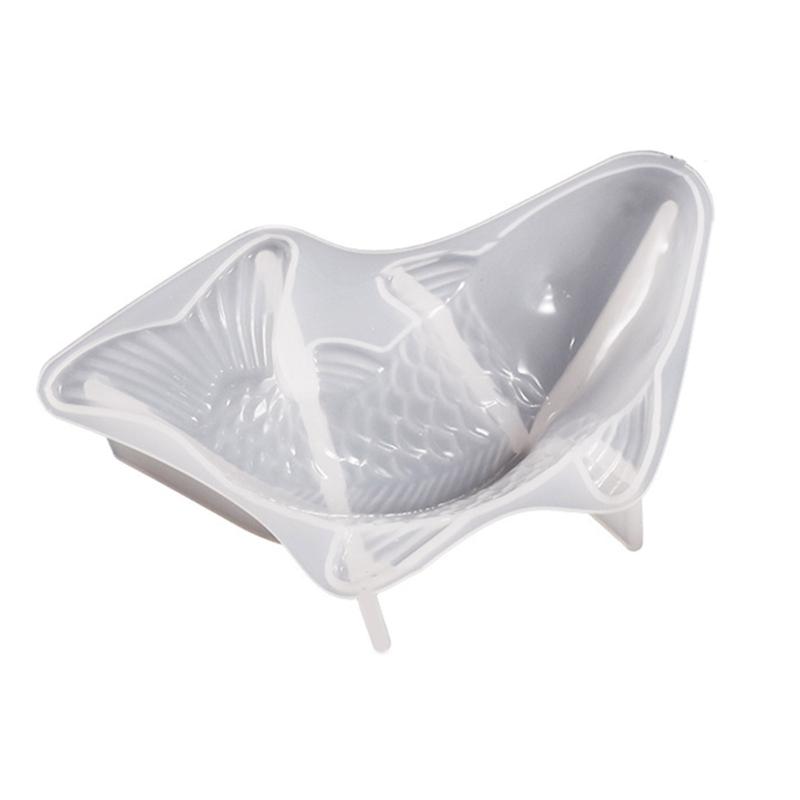 Cute Goldfish Candle Silicone Mold Durable Cartoon Animal Scented Candle Fish Mold Gypsum Ornaments Mold DIY Plaster