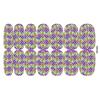 Waterproof Full Cover Party Nail Stickers - Colorful Designs (YMY2057-2072)