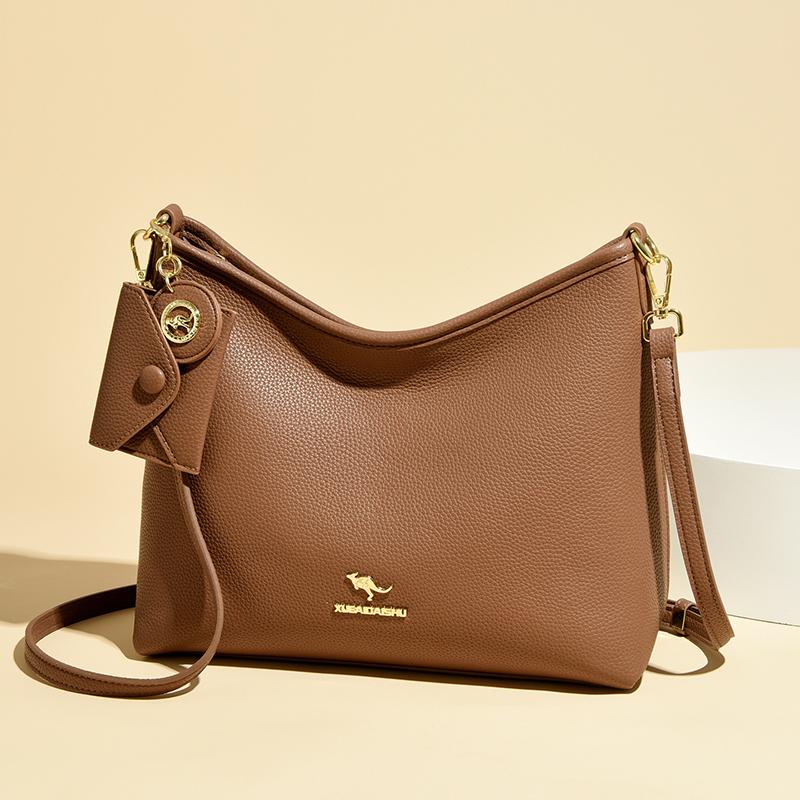 Women's High-end Soft Pu Leather Shoulder Bag Luxury Designer Large capacity Handbag Ladies Crossbody Tote Bags Commuting Bag