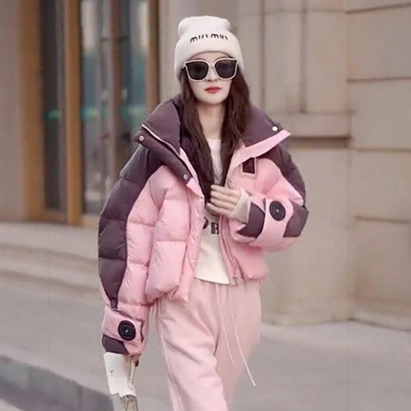New Down Cotton Clothes Women's Winter Short Loose Thickened Cotton Clothes Trendy Bread Clothes Casual Jacket