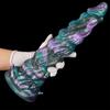 New Super Big Anal Plug Spiral Alien Dildo Soft Silicone Huge Butt Plug G Spot Stimulator Prostate Massage Anal Dilator Trainer Sex Toys Women Men 18+