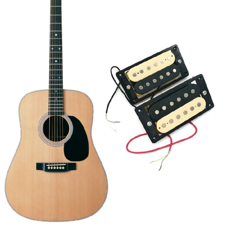 Humorvolle Gitarren-Tonabnehmer, Elektrische Gitarren-Tonabnehmer, 50/52mm, Hals Steg