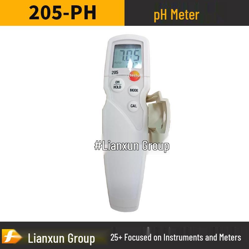 Testo 206 pH Meter: High-Precision Tester for Liquid & Semi-Solid Substances (PH1/PH2/PH3)