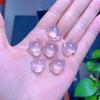 Direct Sales Brazilian Rose Quartz Fox Pendant for Women Ice Pink Crystal Fox Fortune Necklace Jewelry
