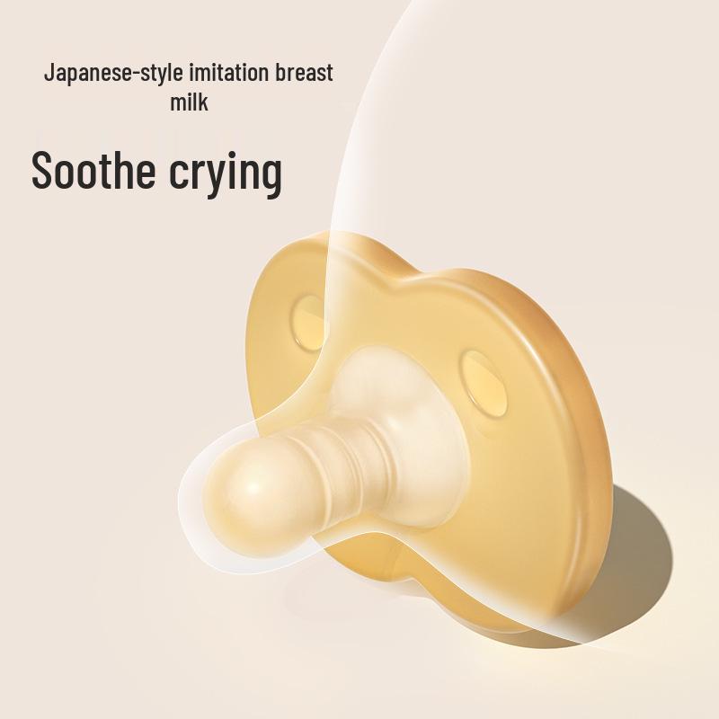 Super Soft Silicone Baby Pacifier: Dual-Use for Newborn Sleep, Anti-Flatulence, Day & Night Comfort (0-24 Months)
