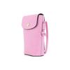 Longchamp Épure 9 Solid Color Embossed Logo Flap Leather Shoulder Crossbody Phone Bag Women bags Pink 34193HYZP75