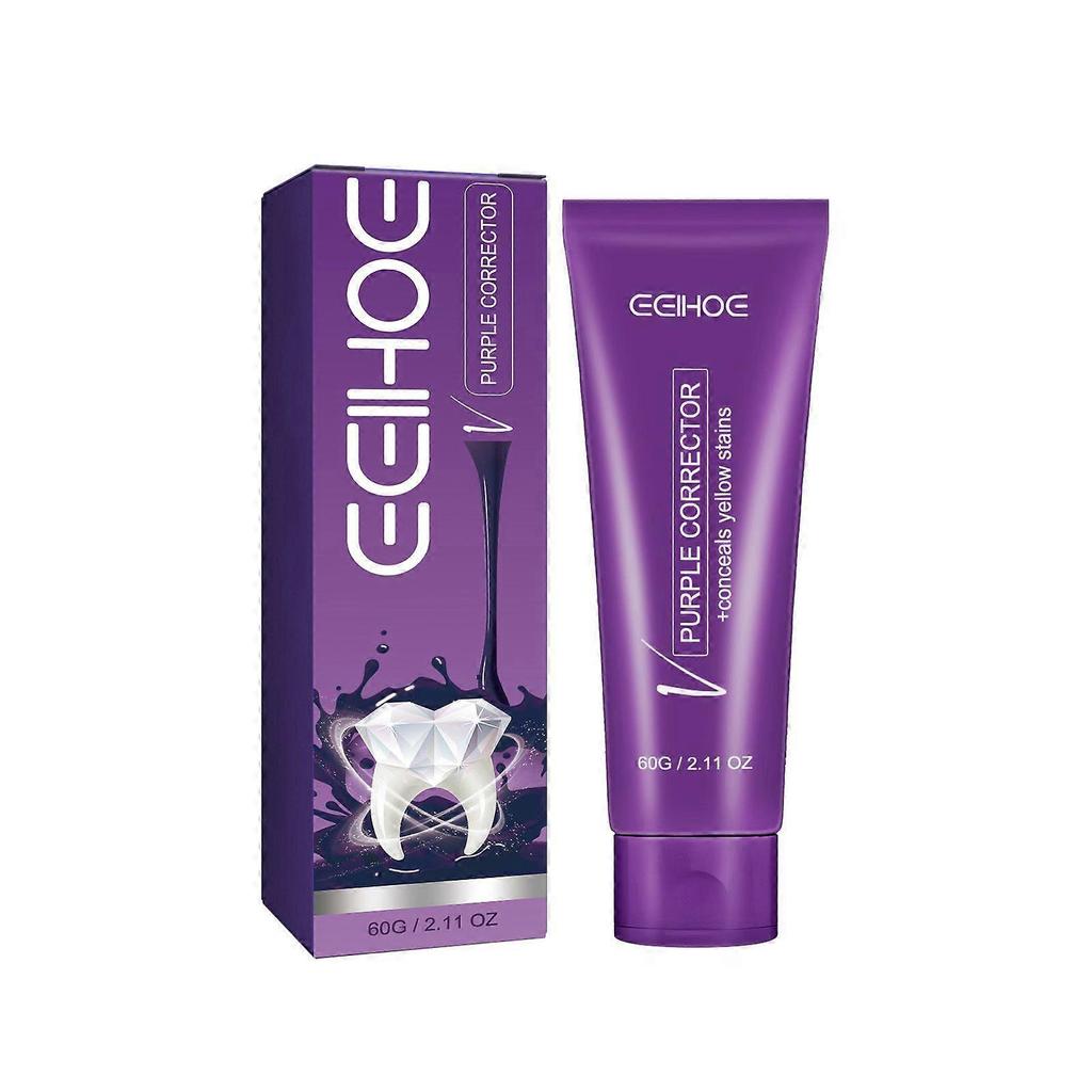 Purple Toothpaste Series Deep Cleans Oral Tartar Whitening Teeth Delicate Texture Purple T
