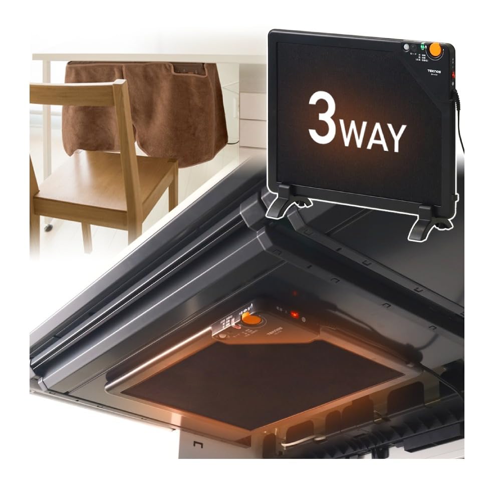 

motion Seathestars Desk Heater Magnet Panel Heater Energy Saving 3way Far Infrared Desk Foot Heating Office with a fleece cover for a [With sensor]