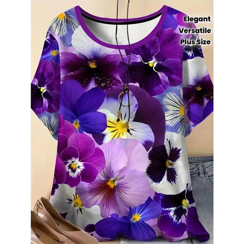 3D Printed Summer Women's T-shirts Are Fashionable, Breathable and Versatile