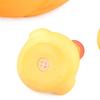 4Pcs/Set Cute Baby Bath Bathing Rubber Race Duck Toys Squeaky Yellow Ducks