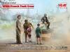 ICM 1/35 WWII French Army Tank Crew Plastic Model Kit 35647