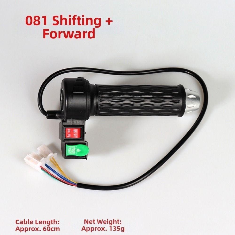 Black Electric Vehicle Handlebar Multistyles E-Bike Twist Throttle Reverse Switch Accessories