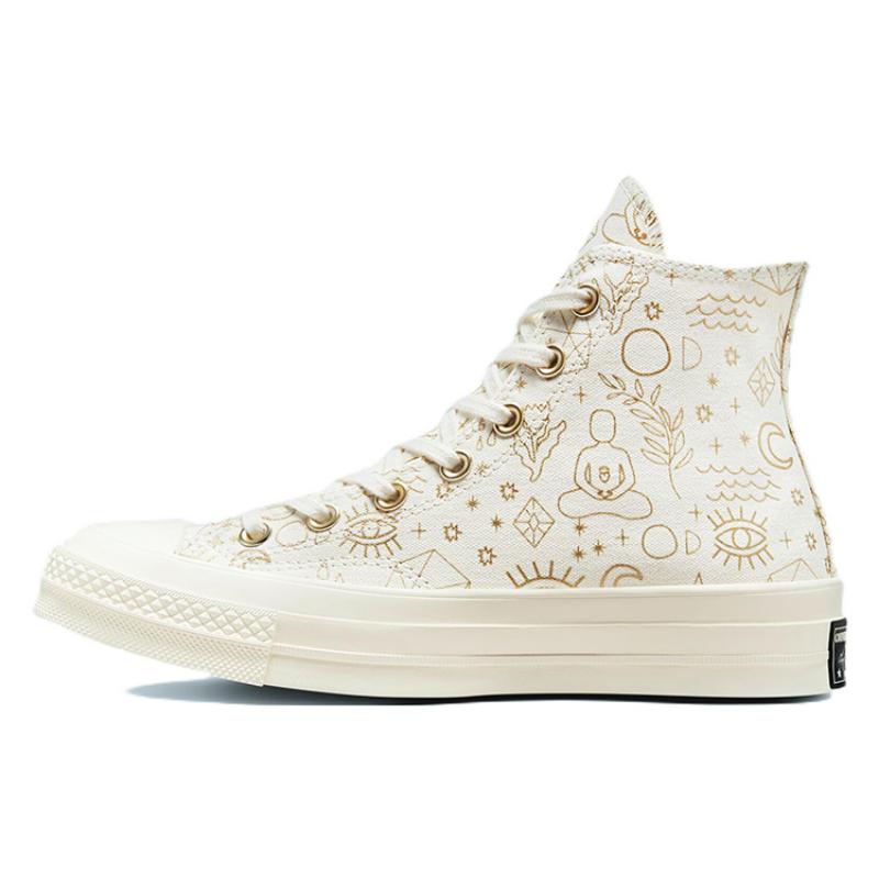

Converse Кеды Chuck 70 Taylor All Star с высоким верхом из парусины для женщин кремового цвета 35