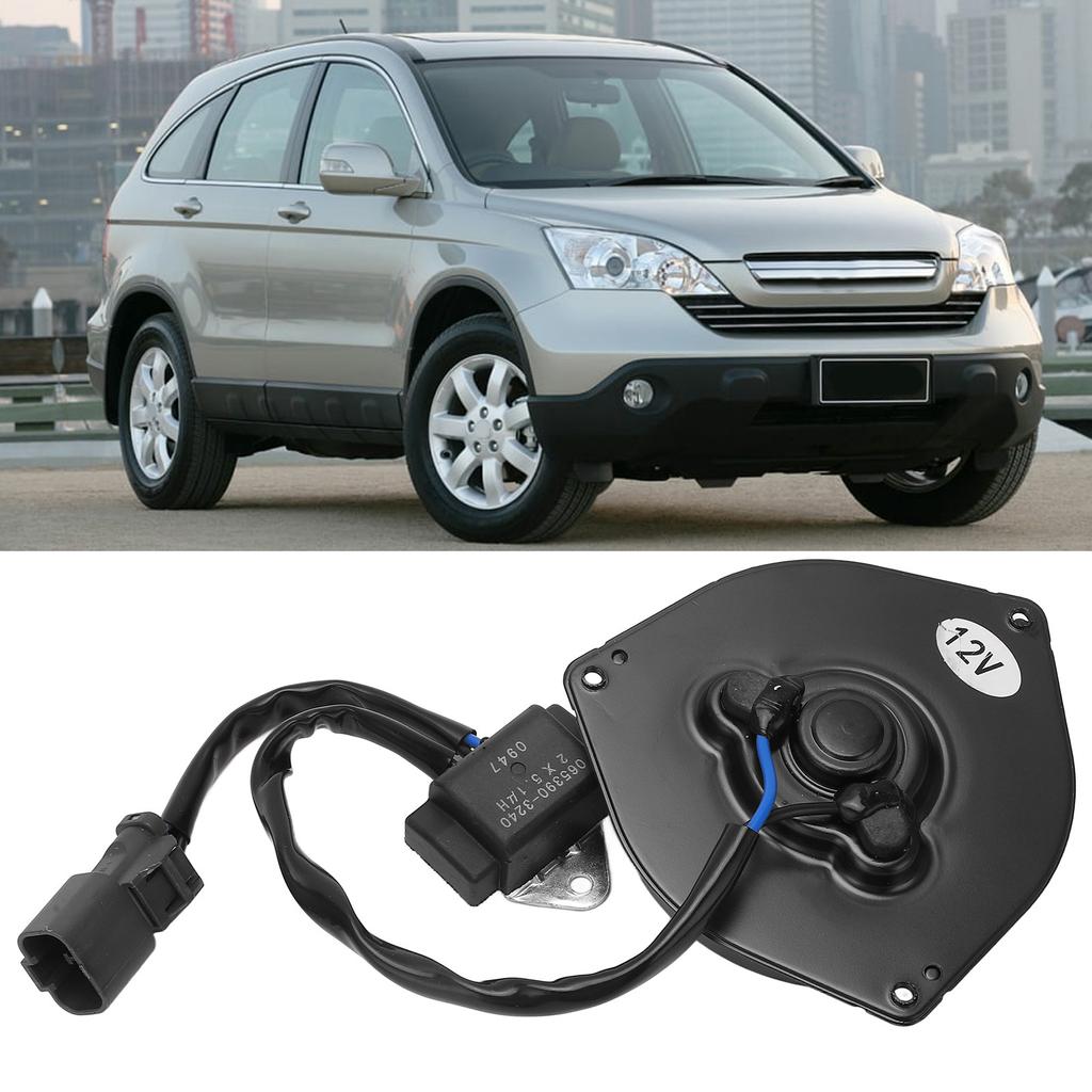 AC Condenser Radiator Cooling Fan Motor Aluminum Alloy 38616 PWA J01 Replacement for CIVIC FA1 1.80L 2000‑2006