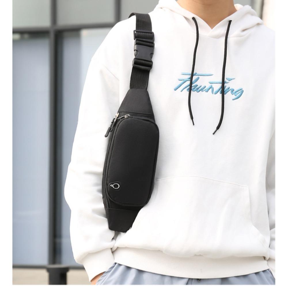 Waterproof Shoulder Belt Bags Oxford Cloth Waist Bag Banana Bag Waist Pouch Fitness
