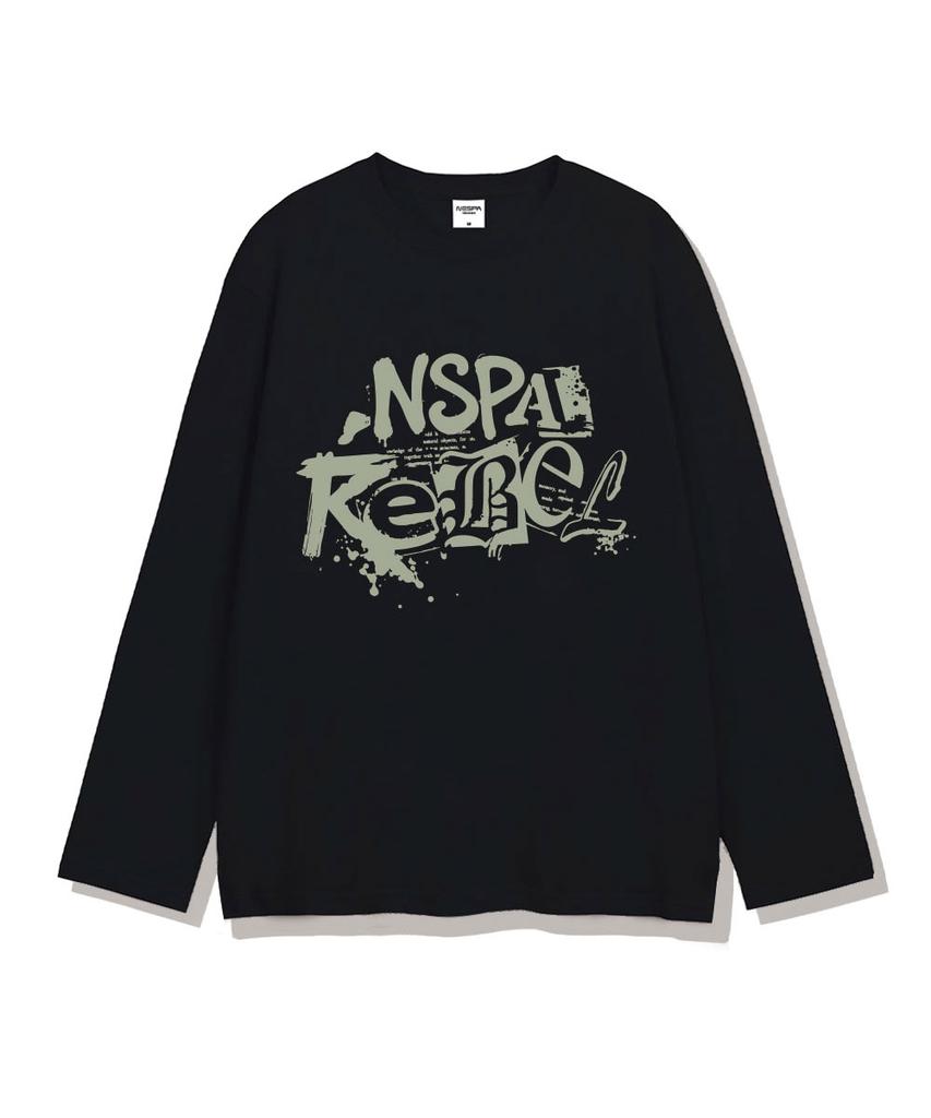 NESPA STUDIO Ink Garments Layered Long Sleeve T-Shirt 3 Colors [Nspr_6002]