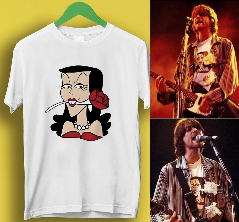 ГОРЯЧАЯ Футболка Natasha, как носил Курт Кобейн, футболка nirvana, курт кобейн, Унисекс S Унисекс Футболка S