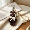 High-End Forest Style Rabbit Doll Keychain and Lanyard: Cute Girly Bag or Phone Accessory