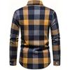 Spring and Autumn Men's Long Sleeved Button Up Shirt 3D Digital Printing for Casual Daily Entertainment and Fashion Design