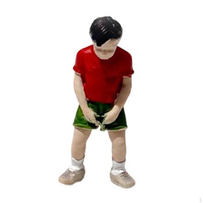 1/64 People Figure Mini Architectural Figurine Resin Role Play Tiny Model for Train Station