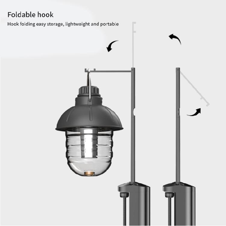 Adjustable Table Light Stand Camping Lamp Stand Detachable Lamp Holder Outdoor Light Holder Tent Light Tripod Stand