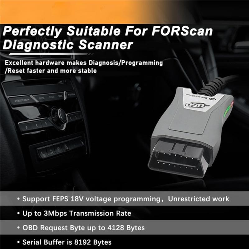 ELM327 USB OBD2 automobilový skener ELM327 USB OBD2 OBDII Auto Diagnostický nástroj pro MS-CAN