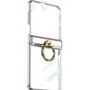 Samsung Z Flip7 Clear Folding Case - Full Coverage, Anti-Fall Protection